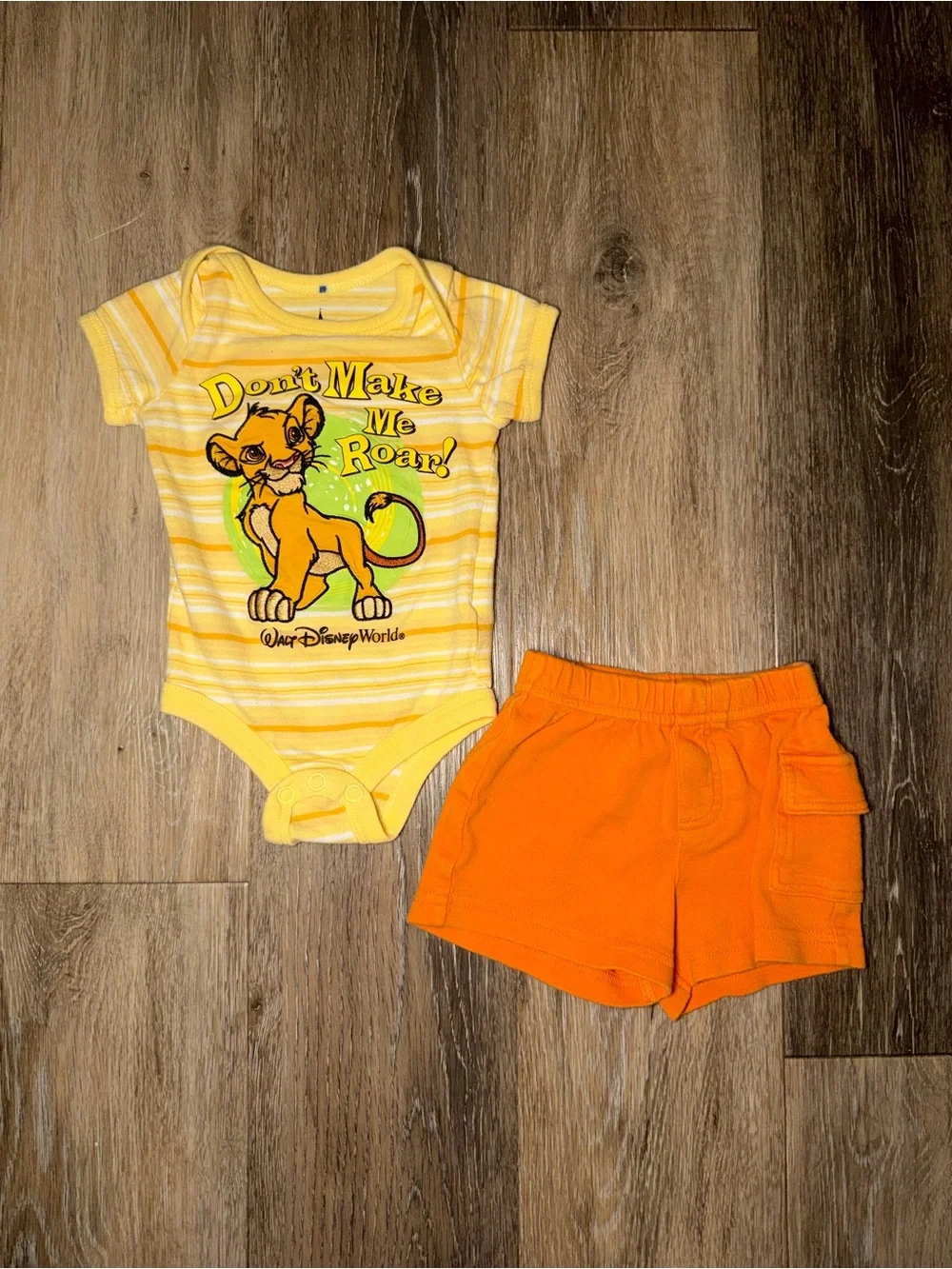 3 Month Baby Bundle Lion King Disney Parks Onesie and Circo Shorts